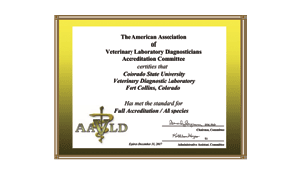 AAVLD Accreditation