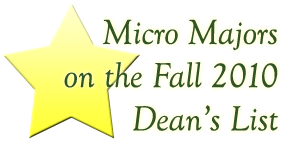 Fall 2010 Deans List