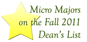 Fall 2011 Deans List