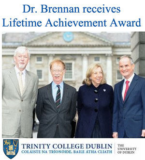 Dr. Brennan and 2010 Trinity College Award Recipients
