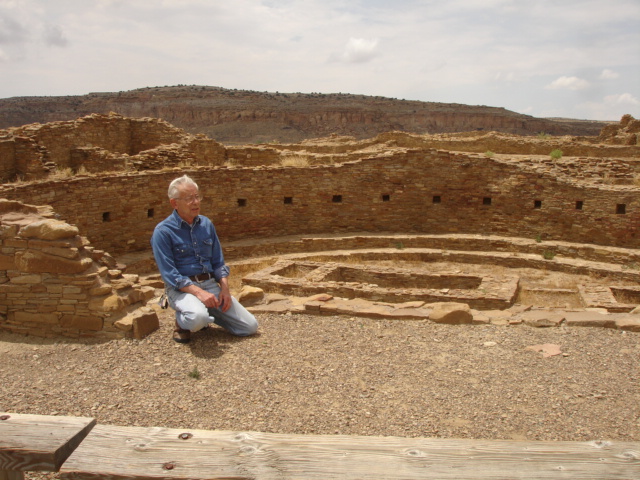  Charlie Calisher visting Chaco Canyon