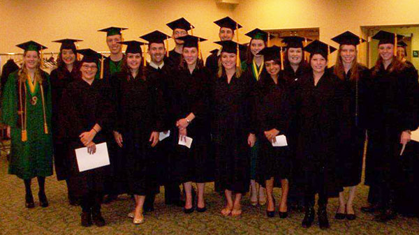 Fall 2012 Microbiology Graduating Class