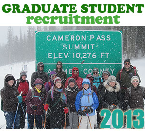 Graduate Student Recruitment 2013