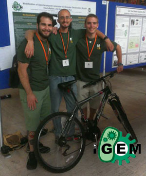 Guy Stewart and Colleauges at iGem Conference
