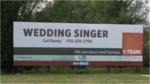 Wedding Singer Ad
